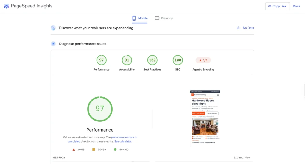 SEO For Flooring Companies: Strategies To Dominate 8 Flooring Website Mobile Loading Speed